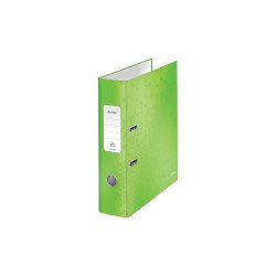 Iratrendező A4, 8cm, karton Leitz 180 Wow zöld Iratrendező Leitz