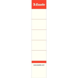 Cserecímke iratrendezőhöz, kétoldalas 30x158mm, Esselte fehér 10 db/csom