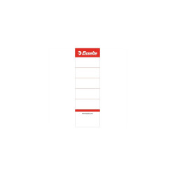 Cserecímke iratrendezőhöz, kétoldalas 50x158mm, Esselte fehér 10 db/csom