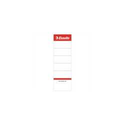 Cserecímke iratrendezőhöz, kétoldalas 50x158mm, Esselte fehér 10 db/csom