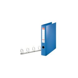 Gyűrűskönyv A4, Maxi 6cm, 4 gyűrű, D alakú, PP Esselte Jumbo Vivida kék Gyűrűskönyv Esselte