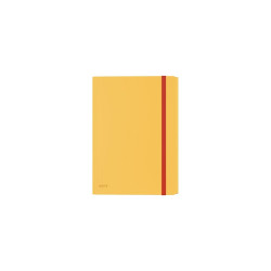 Gumis mappa A4, PP Extra tasakkal Leitz Cosy melegsárga Gumis mappa Leitz