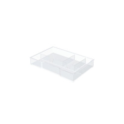 Rendszerező tálca Leitz Plus/Wow Cube fiókos irattárolókhoz áttetsző Fiókos irattároló, irattartó Leitz