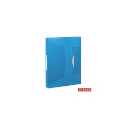 Gumis mappa A4, 40mm, PP Esselte Vivida Jumbo kék Gumis mappa Esselte