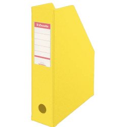 Iratpapucs 7cm, PVC/karton összehajtható Esselte Vivida sárga