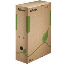 Archiváló doboz A4, 100mm, újrahasznosított karton Esselte Eco barna Archiválás Esselte