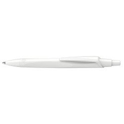 Golyóstoll nyomógombos 0,5mm, fehér test Schneider REco M, írásszín kék Golyóstoll Schneider