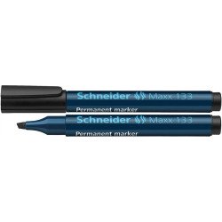 Alkoholos marker 1-4mm, vágott végű Schneider Maxx 133 fekete Író- irodaszer, papíráru Schneider