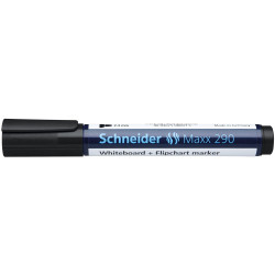 Tábla- és flipchart marker 2-3mm, kerek végű Schneider Maxx 290 fekete Író- irodaszer, papíráru Schneider