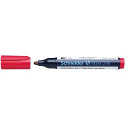 Tábla- és flipchart marker 2-3mm, kerek végű Schneider Maxx 290 piros Író- irodaszer, papíráru Schneider