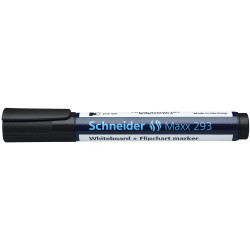 Tábla- és flipchart marker 2-5mm, vágott végű Schneider Maxx 293 fekete Író- irodaszer, papíráru Schneider