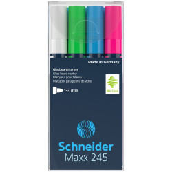 Üvegtábla marker 1-3mm, Schneider Maxx 245, 4 klf. szín Író- irodaszer, papíráru Schneider