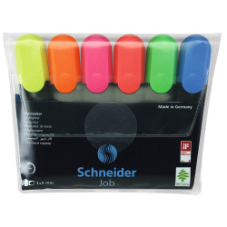 Szövegkiemelő készlet 1-5mm, Schneider Job 150. 6 klf. szín Író- irodaszer, papíráru Schneider