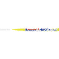 Akril marker 1-2mm, Edding 5300 neon sárga Dekormarker Edding
