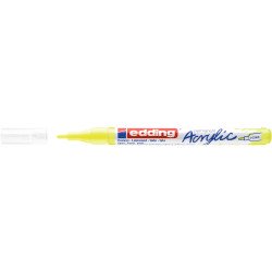 Akril marker 1-2mm, Edding 5300 neon sárga Dekormarker Edding