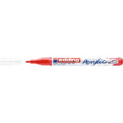 Akril marker 1-2mm, Edding 5300 piros Dekormarker Edding