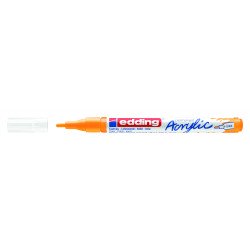 Akril marker 1-2mm, Edding 5300 narancssárga Dekormarker Edding