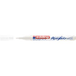 Akril marker 1-2mm, Edding 5300 fehér Dekormarker Edding