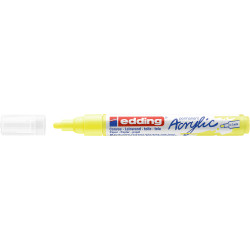 Akril marker 2-3mm, Edding 5100 neon citromsárga Dekormarker Edding
