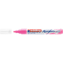 Akril marker 2-3mm, Edding 5100 neon rózsaszín Dekormarker Edding