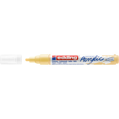 Akril marker 2-3mm, Edding 5100 pasztell sárga