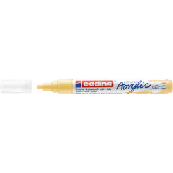Akril marker 2-3mm, Edding 5100 pasztell sárga Dekormarker Edding