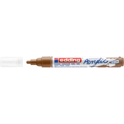 Akril marker 2-3mm, Edding 5100 mogyoró Dekormarker Edding