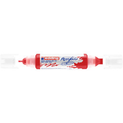 Akril marker 2-3mm, és 5-10mm, 3D kétvégű Edding 5400 piros Dekormarker Edding