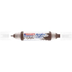 Akril marker 2-3mm, és 5-10mm, 3D kétvégű Edding 5400 barna Dekormarker Edding