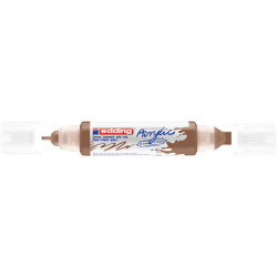Akril marker 2-3mm, és 5-10mm, 3D kétvégű Edding 5400 mogyoró Dekormarker Edding
