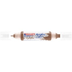 Akril marker 2-3mm, és 5-10mm, 3D kétvégű Edding 5400 mogyoró Dekormarker Edding