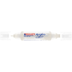 Akril marker 2-3mm, és 5-10mm, 3D kétvégű Edding 5400 fehér Dekormarker Edding
