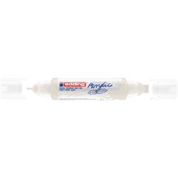 Akril marker 2-3mm, és 5-10mm, 3D kétvégű Edding 5400 fehér Dekormarker Edding