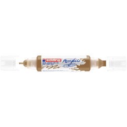 Akril marker 2-3mm, és 5-10mm, 3D kétvégű Edding 5400 arany Dekormarker Edding