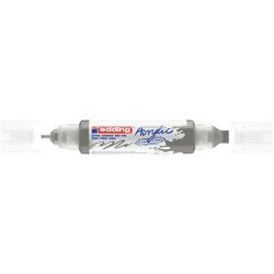 Akril marker 2-3mm, és 5-10mm, 3D kétvégű Edding 5400 antracit Dekormarker Edding