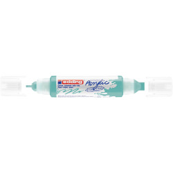 Akril marker 2-3mm, és 5-10mm, 3D kétvégű Edding 5400 türkiz Dekormarker Edding