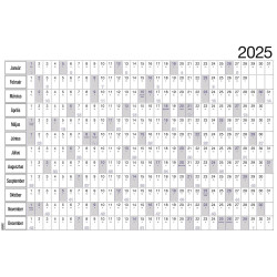 Plakátnaptár 2 oldalas éves tervezővel 980x680mm, Realsystem 2026.