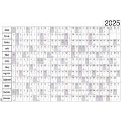 Plakátnaptár 2 oldalas éves tervezővel 980x680mm, Realsystem 2026.