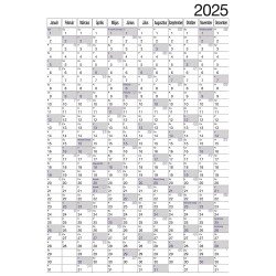 Plakátnaptár 2 oldalas éves tervezővel 980x680mm, Realsystem 2026. Író- irodaszer, papíráru Realsystem