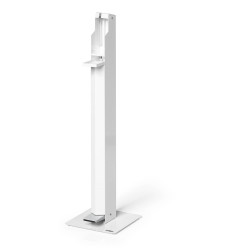 Adagoló állomás kézfertőtlenítőhöz, pedálos Durable, fehér