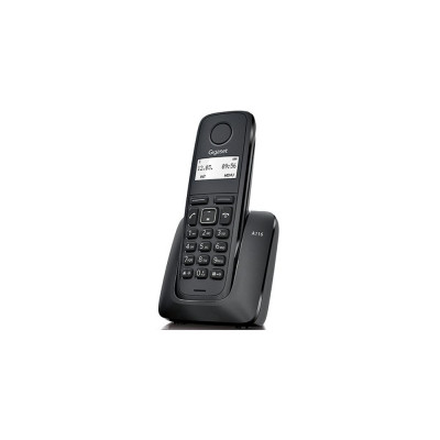 TELEFON készülék, DECT/hordozható Gigaset A116 fekete