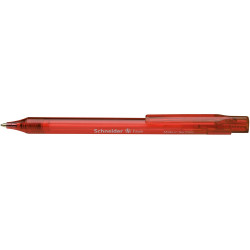 Golyóstoll nyomógombos 0,5mm, Schneider Fave, írásszín piros Golyóstoll Schneider