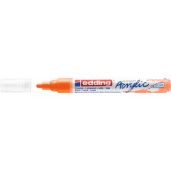 Akril marker 2-3mm, Edding 5100 neon narancssárga Dekormarker Edding