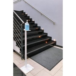Adagoló állomás kézfertőtlenítőhöz, állványos, Durable Basic, fehér