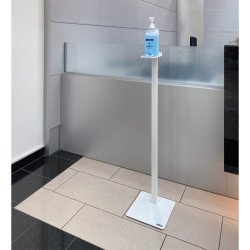 Adagoló állomás kézfertőtlenítőhöz, állványos, Durable Basic, fehér