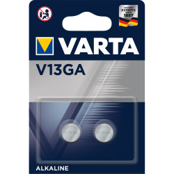 Gombelem V 13 GA 2 db/csomag, Varta Elem, akkumulátor, töltő Varta