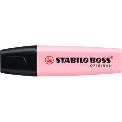 Szövegkiemelő 2-5mm, vágott hegyű, STABILO Boss original Pastel pink Író- irodaszer, papíráru Stabilo