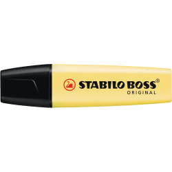 Szövegkiemelő 2-5mm, vágott hegyű, STABILO Boss original Pastel vanília Író- irodaszer, papíráru Stabilo
