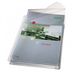 Genotherm lefűzhető, A4, 170 micron jumbo narancsos felül behajtható fülel Leitz 5 db/csom Író- irodaszer, papíráru Leitz