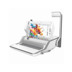 Spirálozógép, műanyag spirálkötéshez, 300lap, 3in1 manuális, Fellowes® LYRA Irodatechnika, kellékei Fellowes